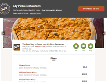 Tablet Screenshot of mypizzeriany.com